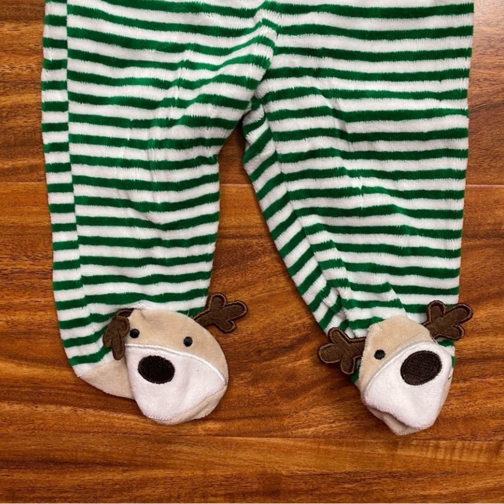 3/$25 Carter’s KoalaKid 3 Piece Holiday Winter Baby Footie PJ Size NB-3M - Picture 10 of 16